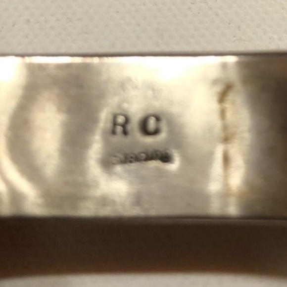 🔥HP🔥Rare Vintage Navajo Artist Rose Castillo Silver & Turquoise Watch Band EUC - Picture 6 of 12